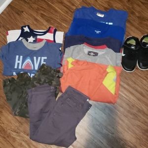 Bundle of boys clothes